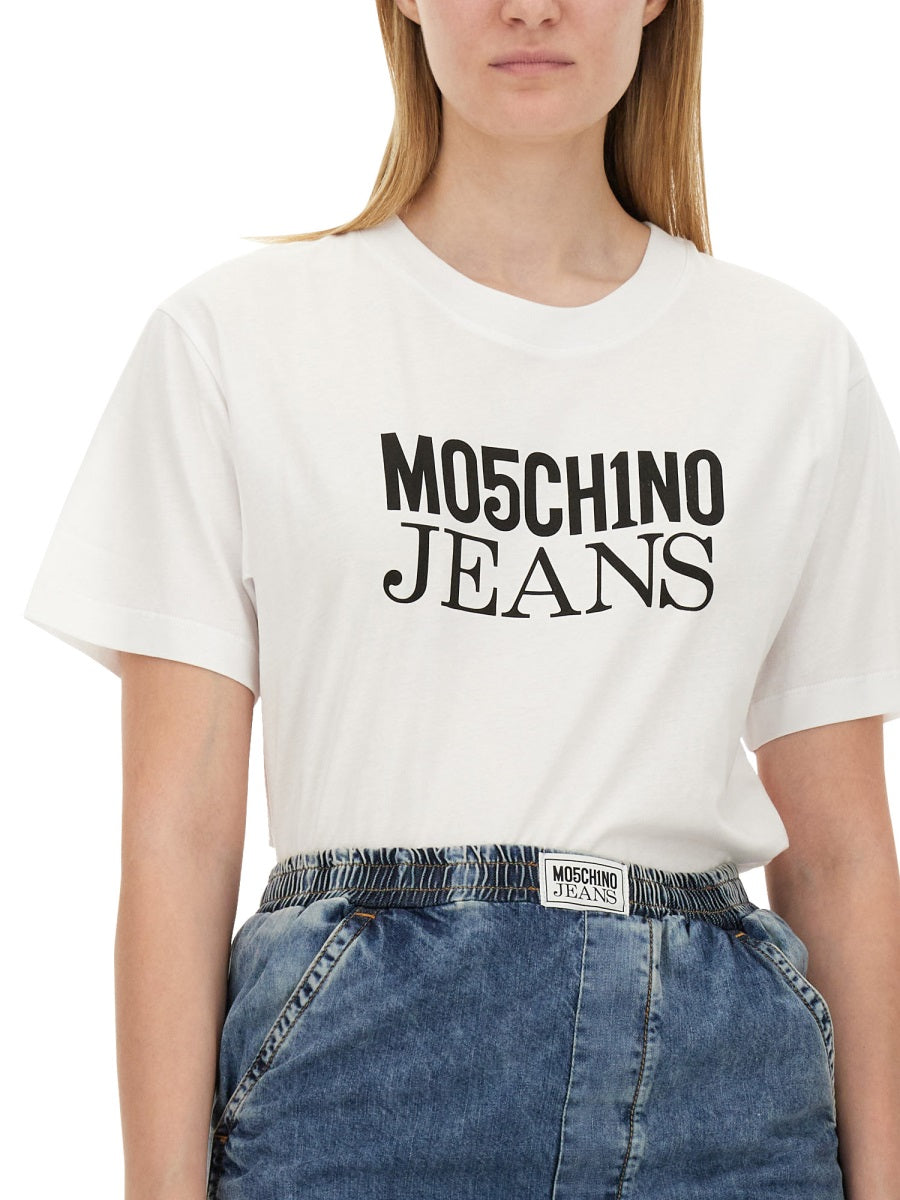 Moschino Jeans T shirts - White | Wanan Luxury