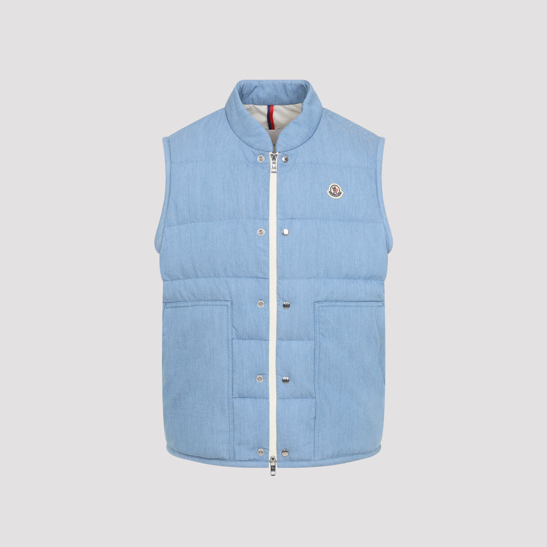 Moncler Gilet - Blue | d600462d6f41ed2494c474478e72482e5075d93b