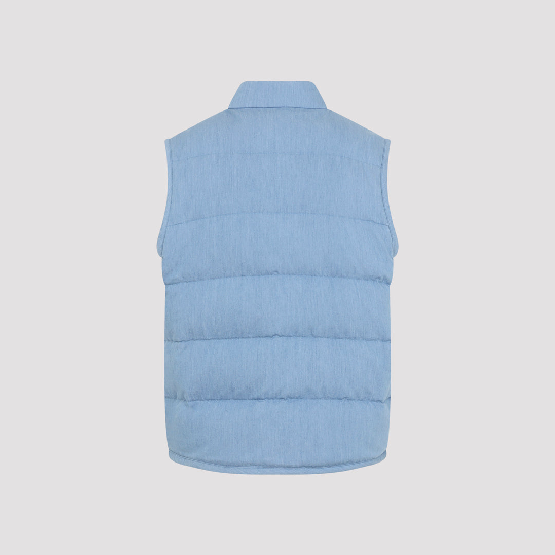 Moncler Gilet - Blue | 3cc55bd29675df4b62a4373f64eb745c79de962a