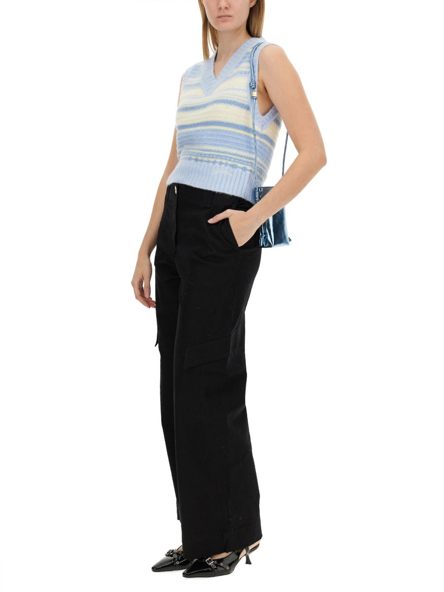 Ganni Gilet - Light Blue | Wanan Luxury