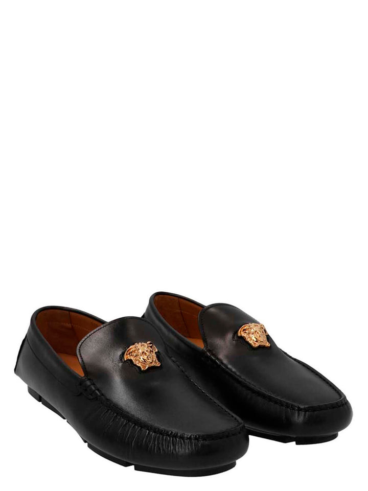 Versace Medusa Loafers - Black | 8293b57cee81b5bdff27c81008957db2d4ec2779