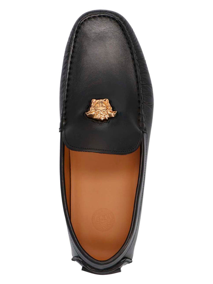 Versace Medusa Loafers - Black | adfaca4e442572a885b8e0ac988e38e38743d11c
