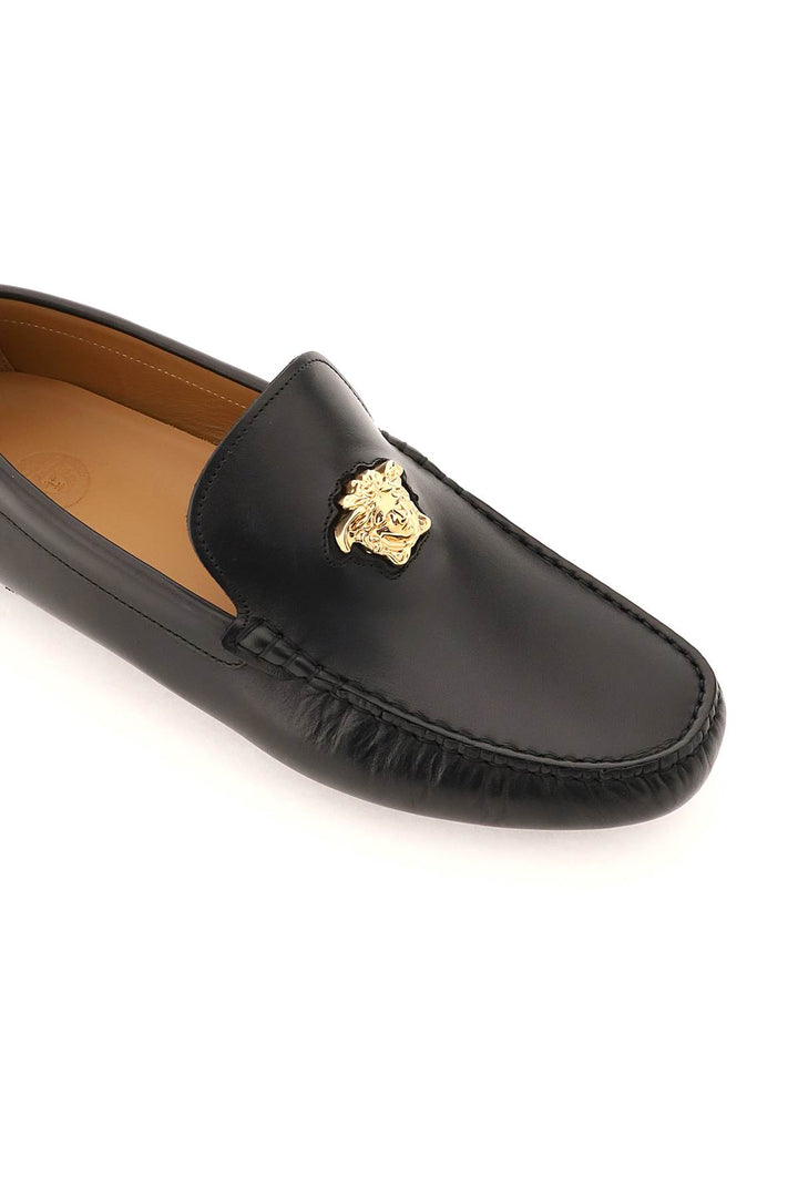 La Medusa Leather Loafers