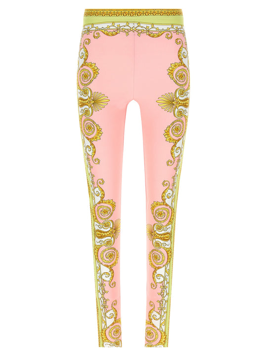 Spring Barocco Leggings Pink
