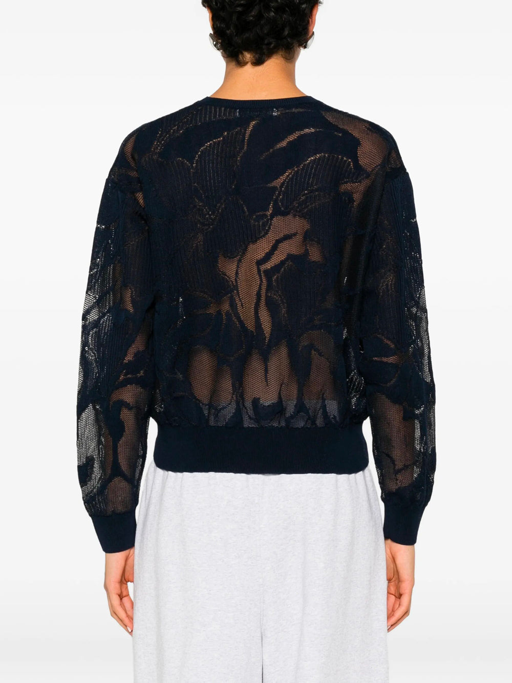 Dries Van Noten V neck - Blue | 61aa21b6c1f71bc281ad8c35a6fc12af0fe19afa