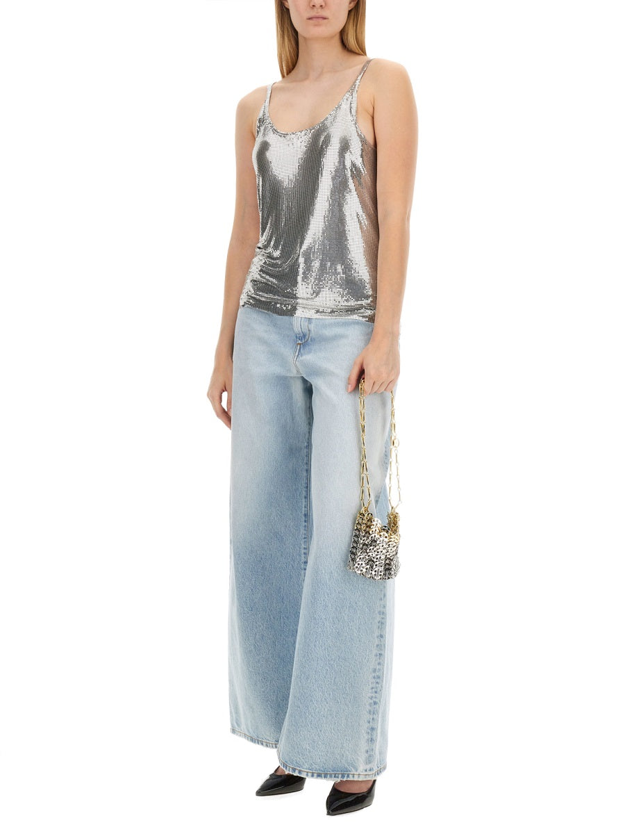 Rabanne Tops - Silver | Wanan Luxury