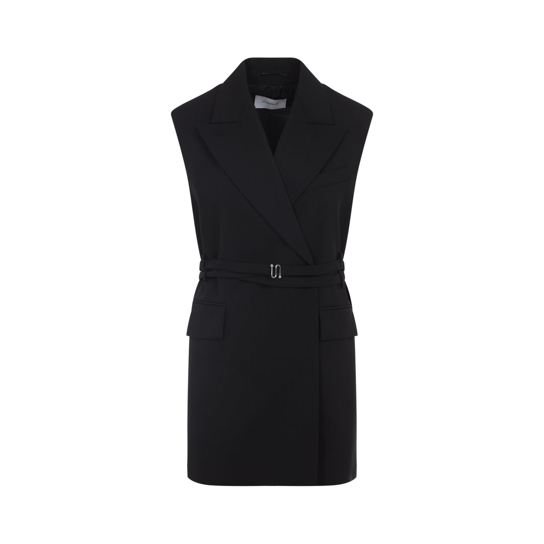 Sportmax Gilet - Black | c2e40ee6a3bd7144dbdf2a6a43a4ba88828a4eb0