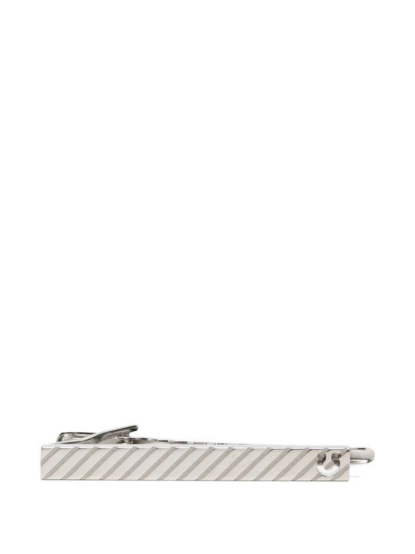Guilloche Logo Engraved Tie Pin