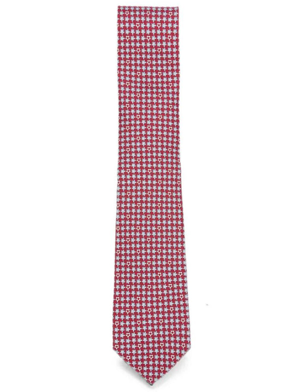Animali Print Silk Tie