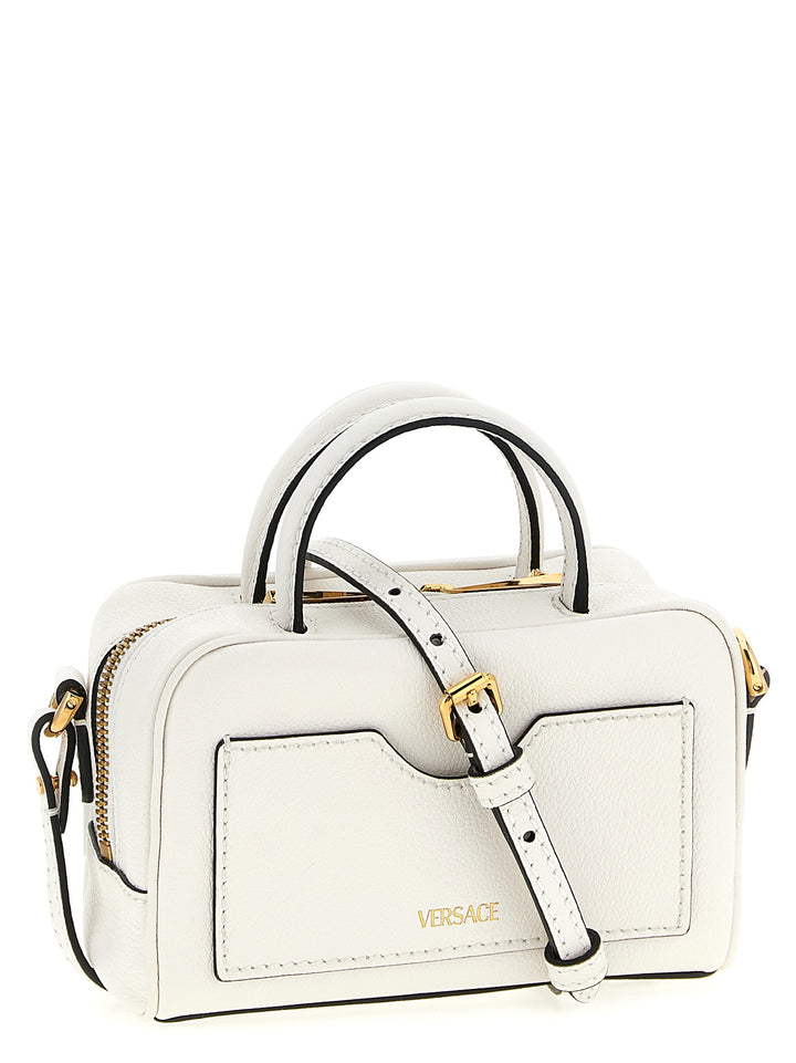 Versace La Medusa Hand Bags - White | 5fb6b6a94a47f86bd4a851277b8df54db2bcb5f2