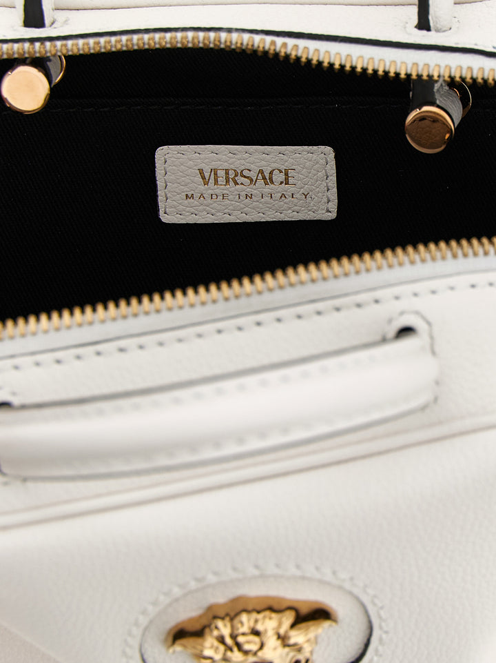 Versace La Medusa Hand Bags - White | bce80f94b588c4661dd34306dae121b6da18cd6a