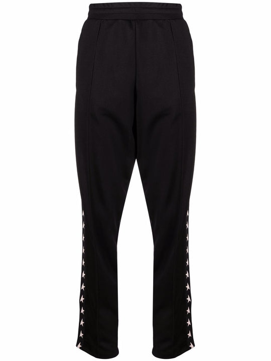 Technical Jersey Joggers With Stars On The Sides