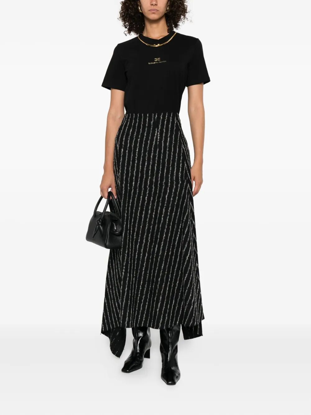 Elisabetta Franchi T-shirts - Black | f19dc602b7c904d529e210eba379710125e9470b