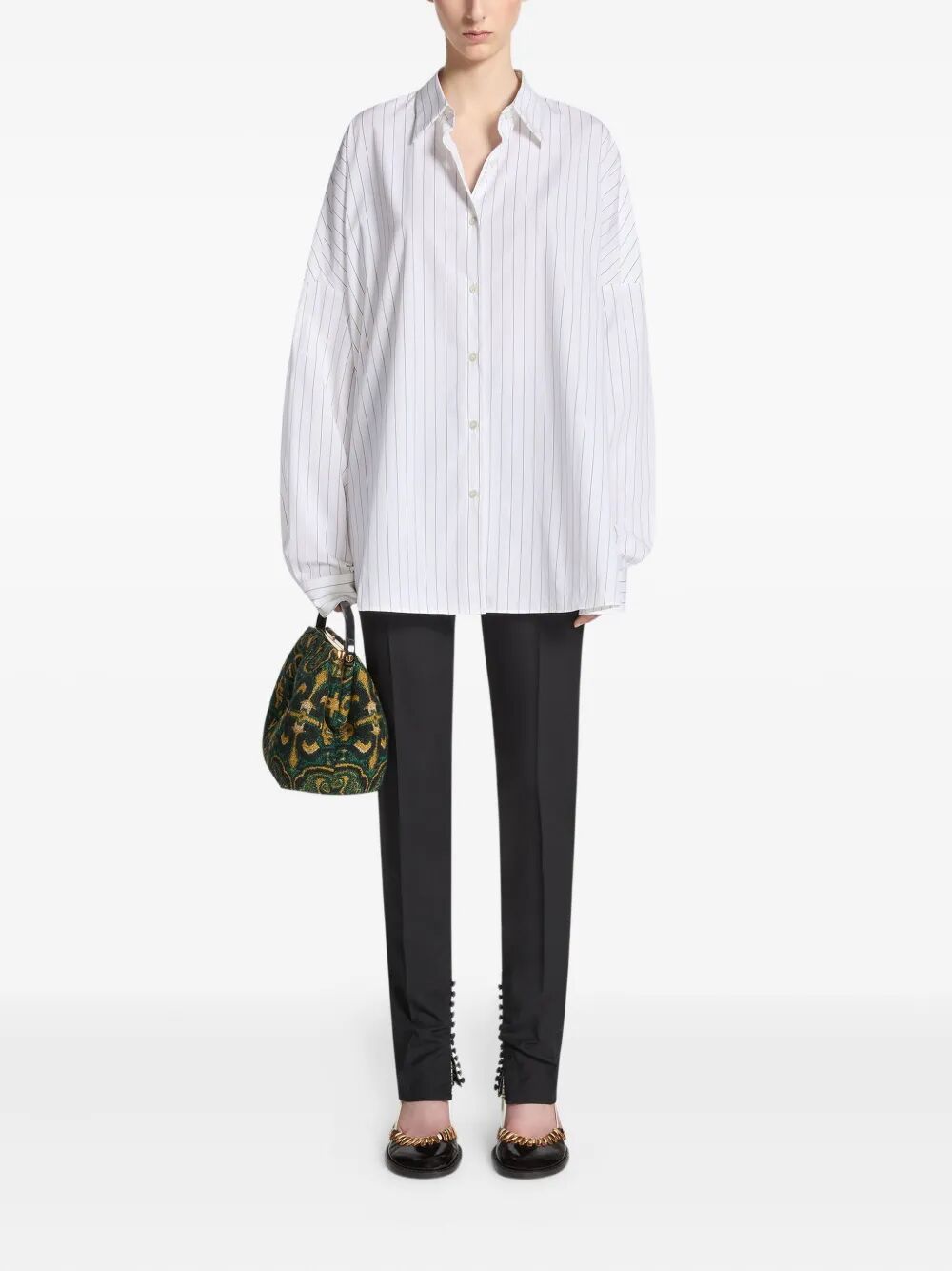 Dries Van Noten Striped - White | eb34d55ac1a73475d97b9930a5cc1ff4d3b328e9