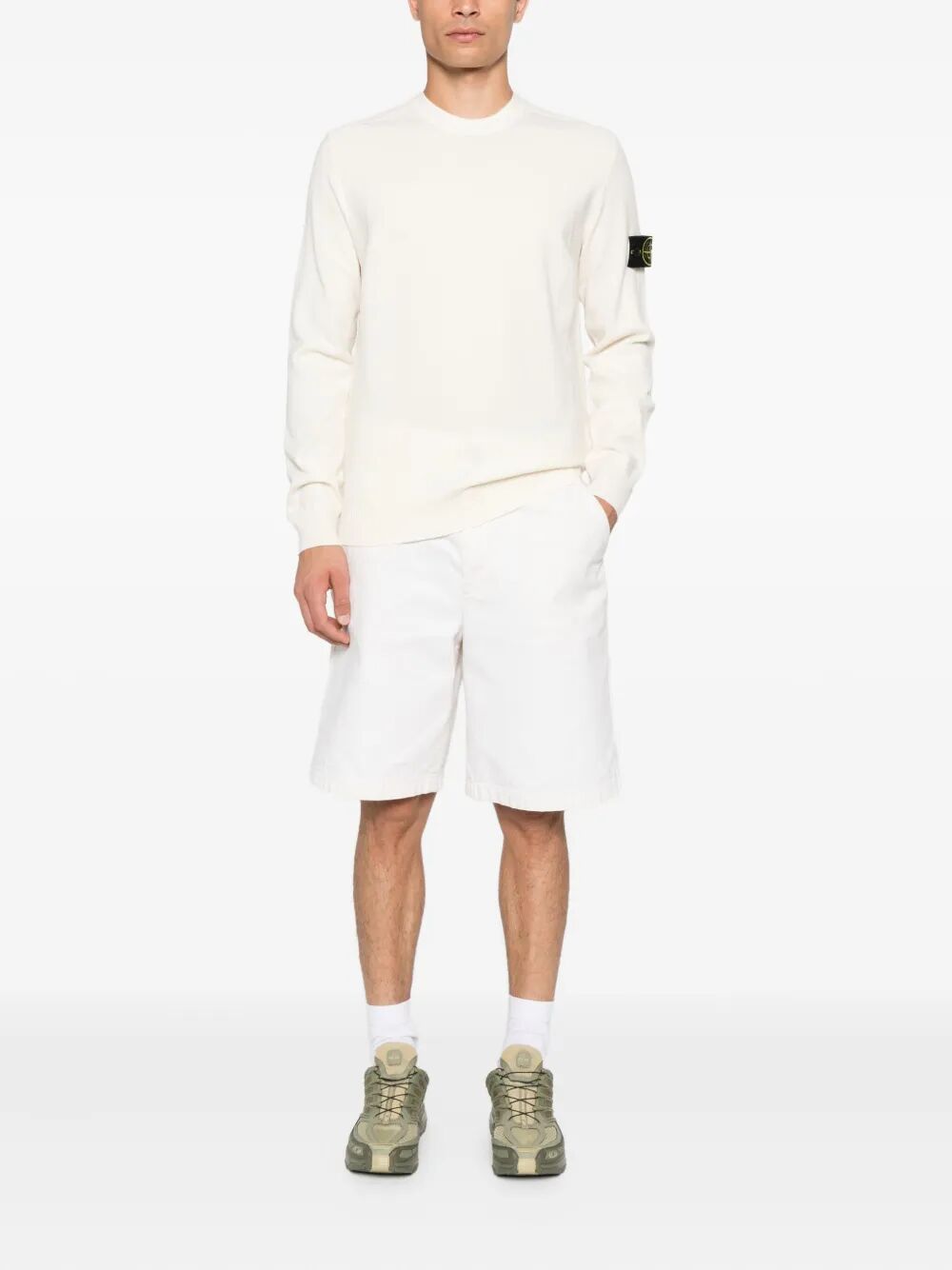 Stone Island Pullover - White | 132397445371b4cef5d1b8c22a39c24f3cec166d
