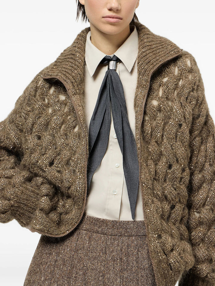 Brunello Cucinelli MAGLIA - Brown | faf6c45ea38713bc7533fc560d6815745055ddf0
