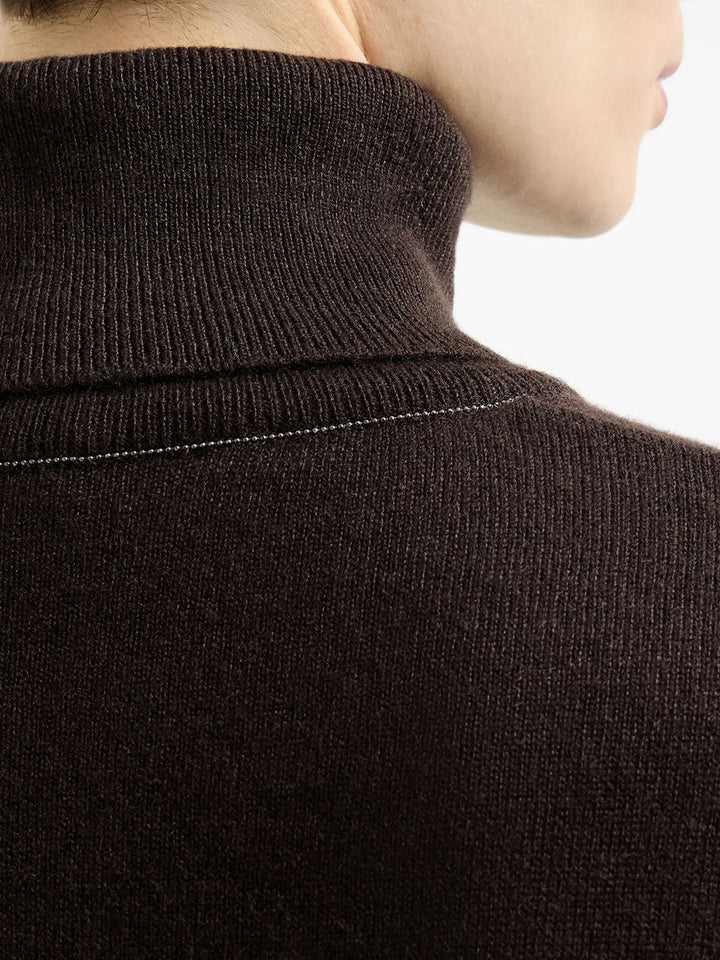Brunello Cucinelli Turtle neck - Brown | 40d2f3d1de0a457023e8b8eb9afdafb8a6ae829b