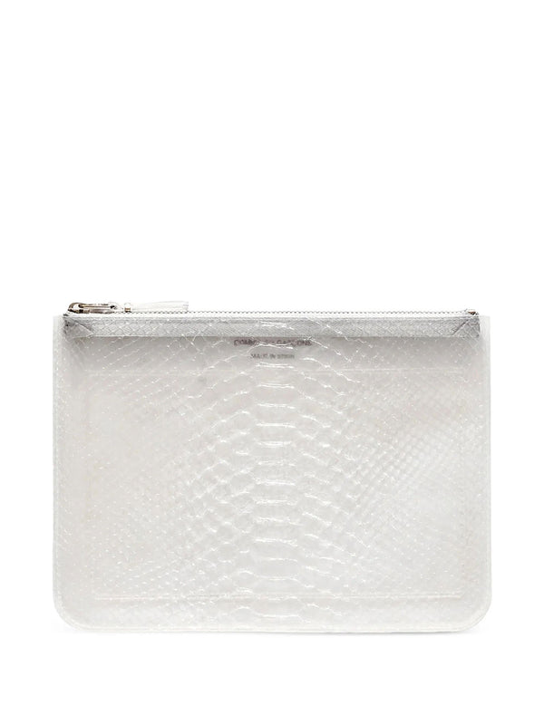 Transparent Snake Wallet With Zip
