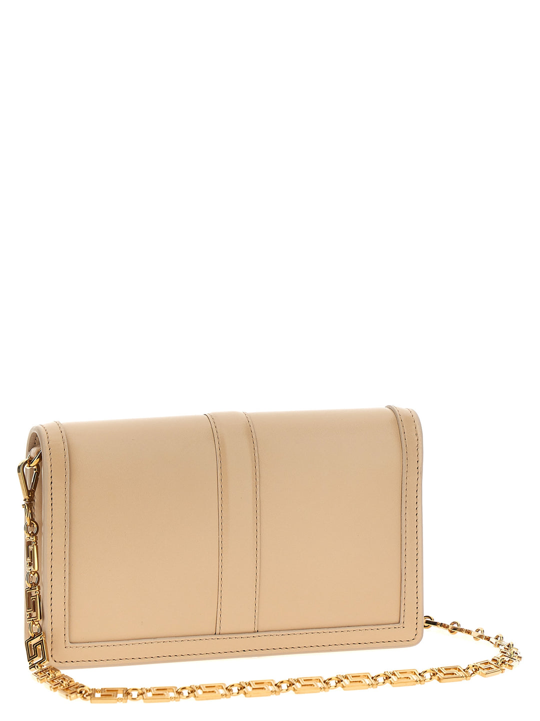 Greca Goddess Clutch Beige