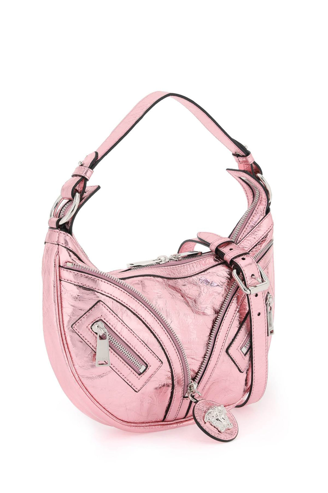 Metallic Leather 'Repeat' Hobo Bag