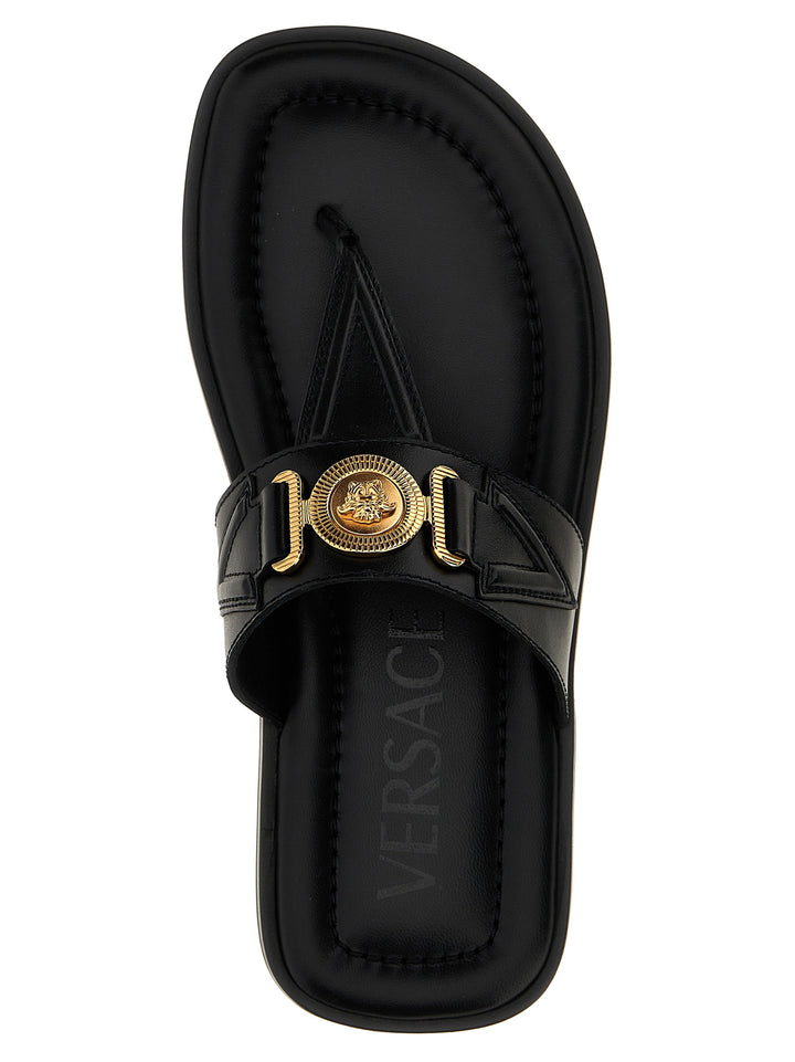 Medusa Biggie Sandals Black