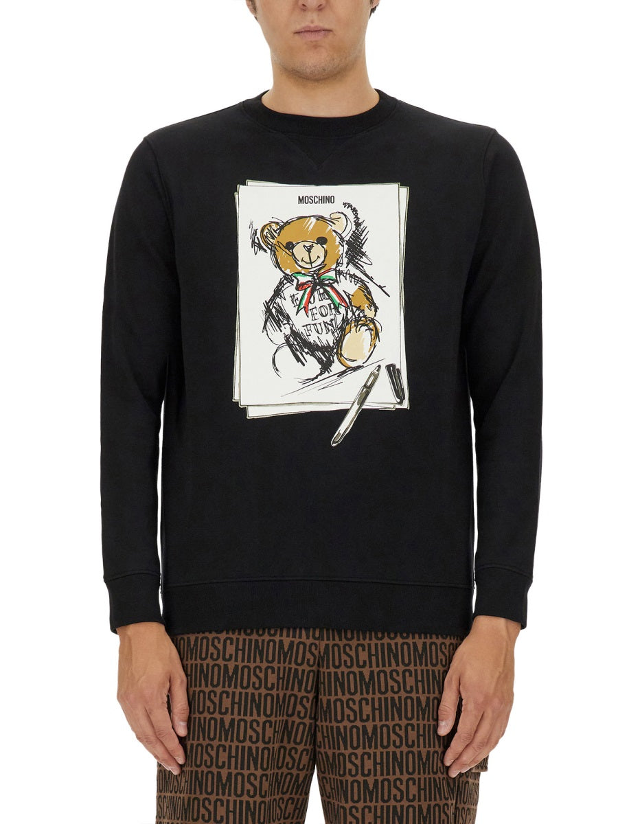 Moschino Sweatshirts - Black | Wanan Luxury
