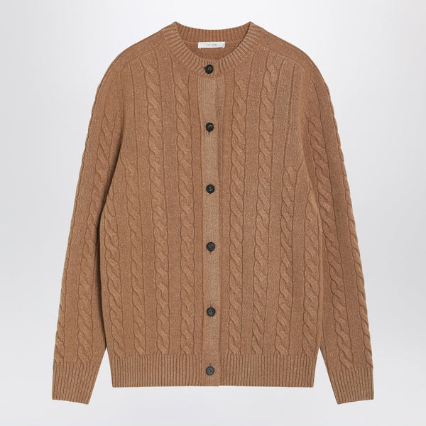 Loneke Cardigan In Light Brown Wool