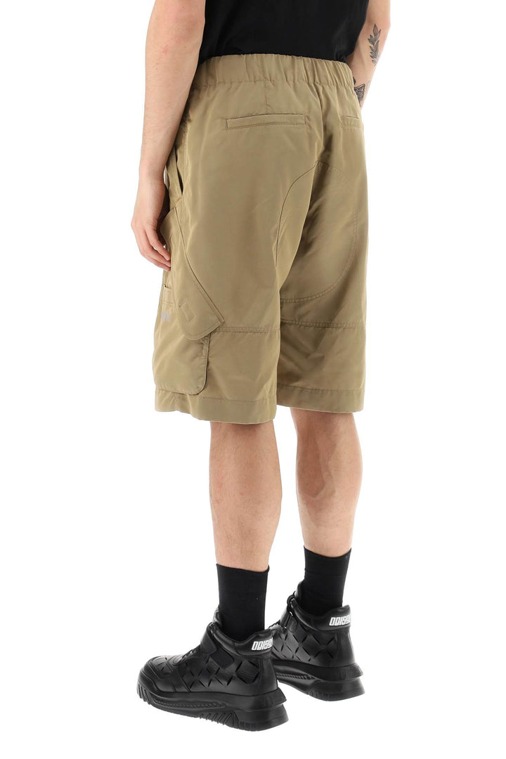 Oversized Nylon Cargo Shorts