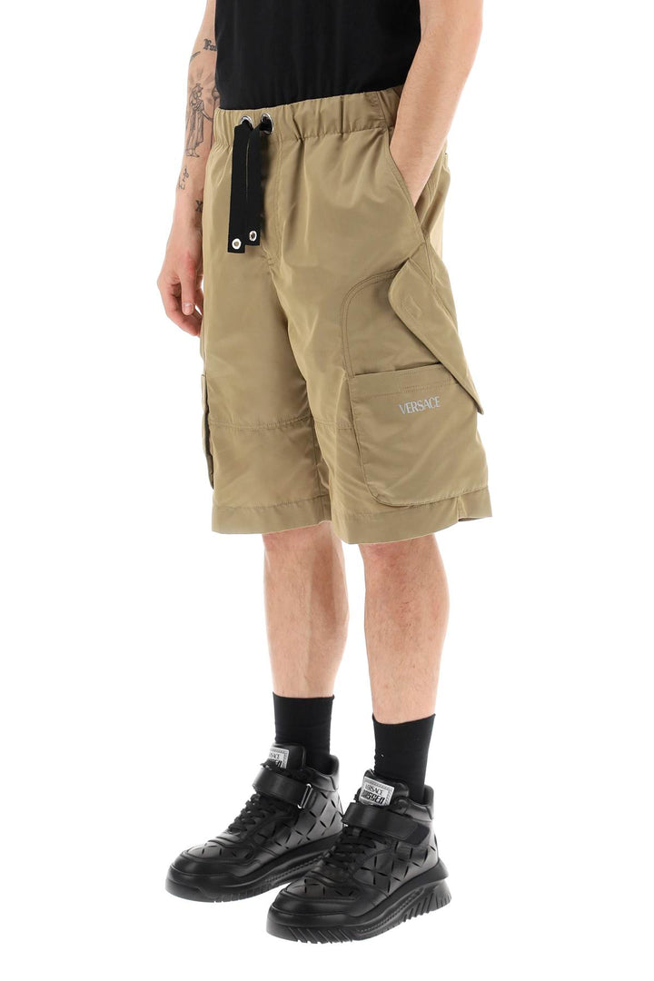 Oversized Nylon Cargo Shorts