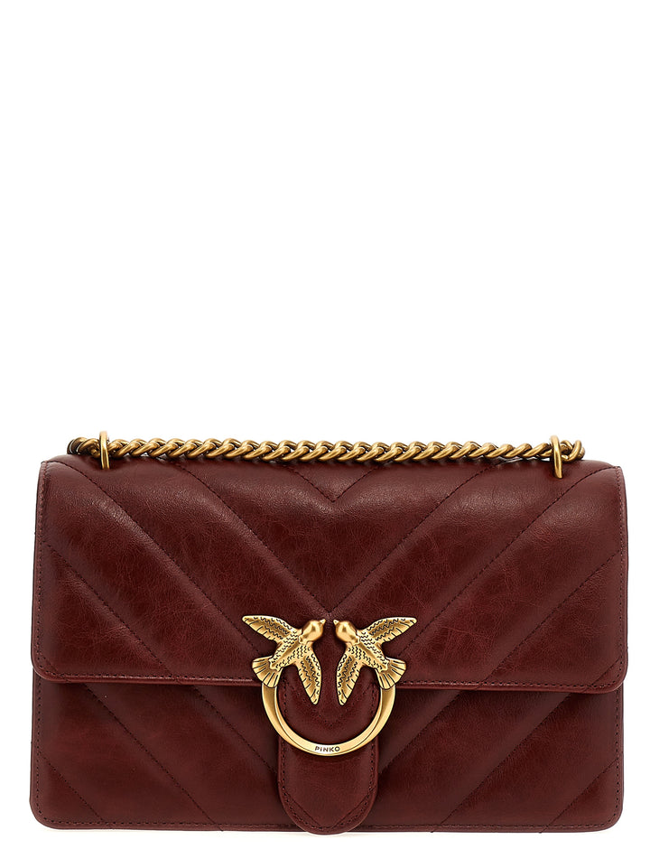 Love One Classic Crossbody Bags Bordeaux