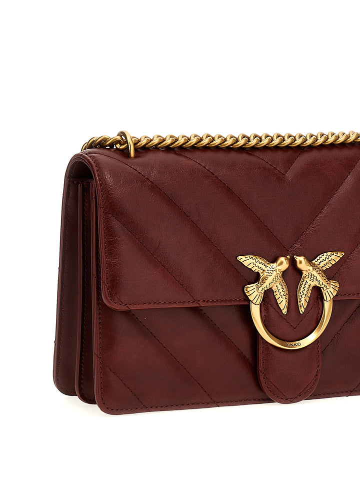 Love One Classic Crossbody Bags Bordeaux