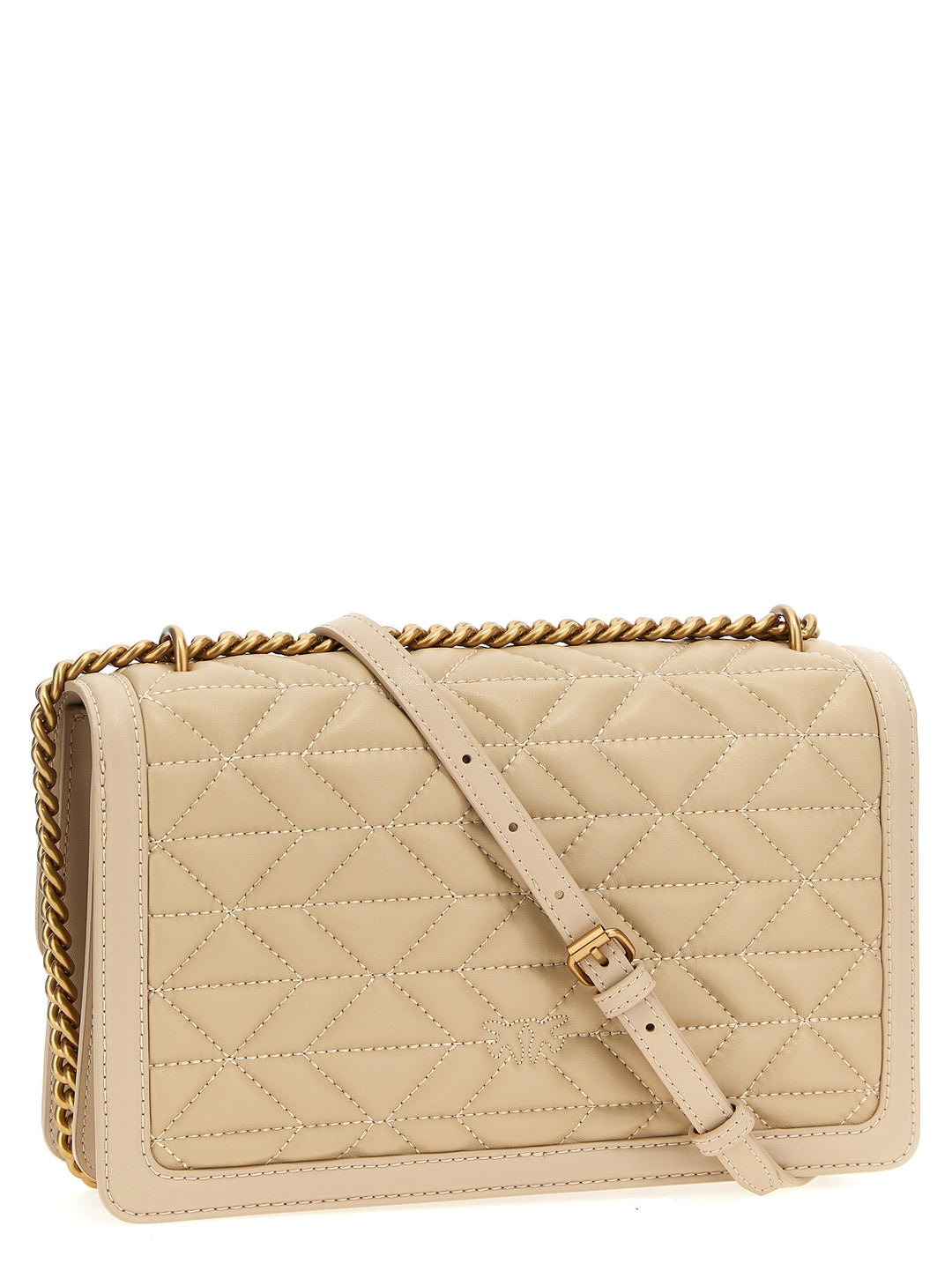 Love One Classic Shoulder Bags Beige