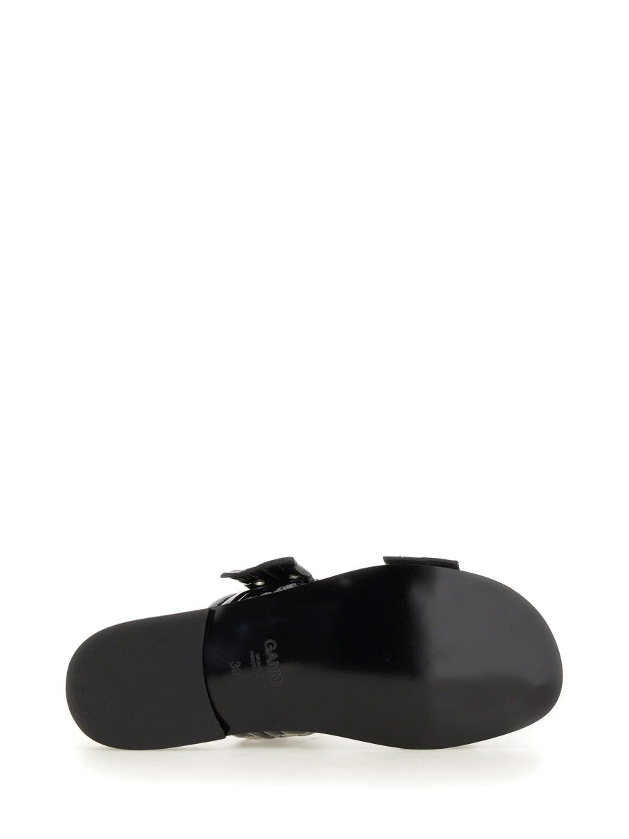 Ganni Sandals - Black | d7a75f03d27b1072cc65bdc6b41f97b6876ee9b7