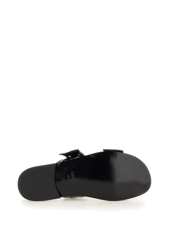 Ganni Sandals - Black | d7a75f03d27b1072cc65bdc6b41f97b6876ee9b7