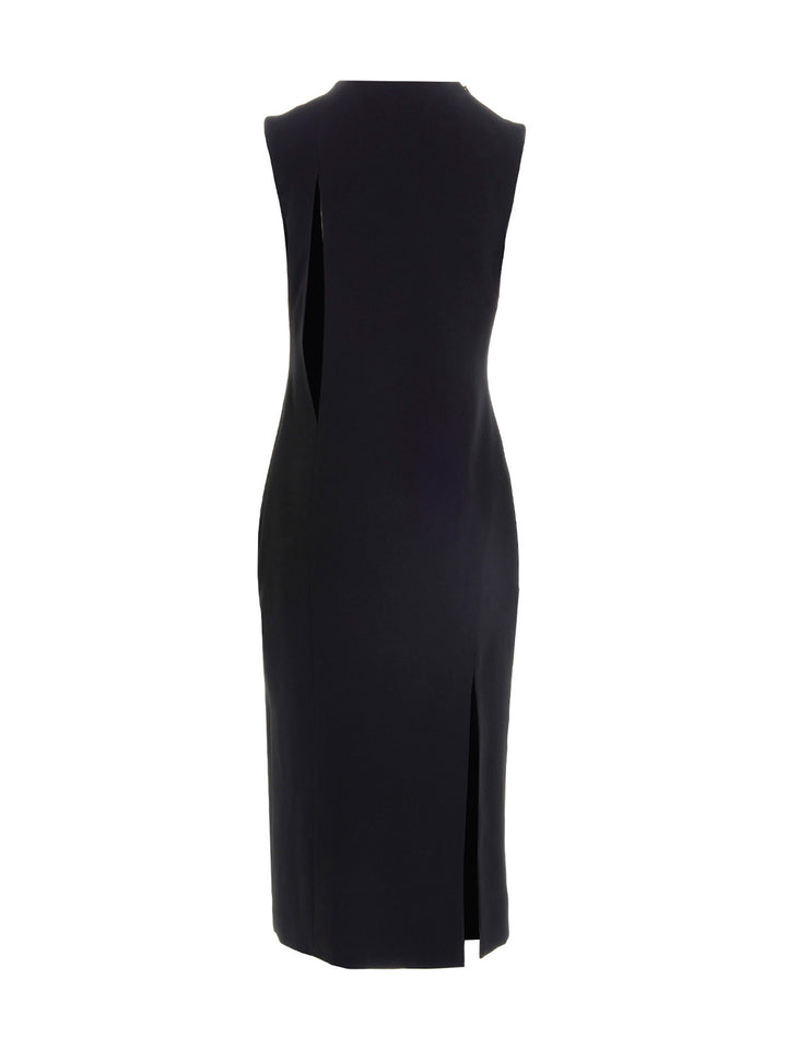 Versace Cut Out Midi Dress Dresses - Black | 4a50ef6902de02af17ce24e70d2c0e03fe289ab7