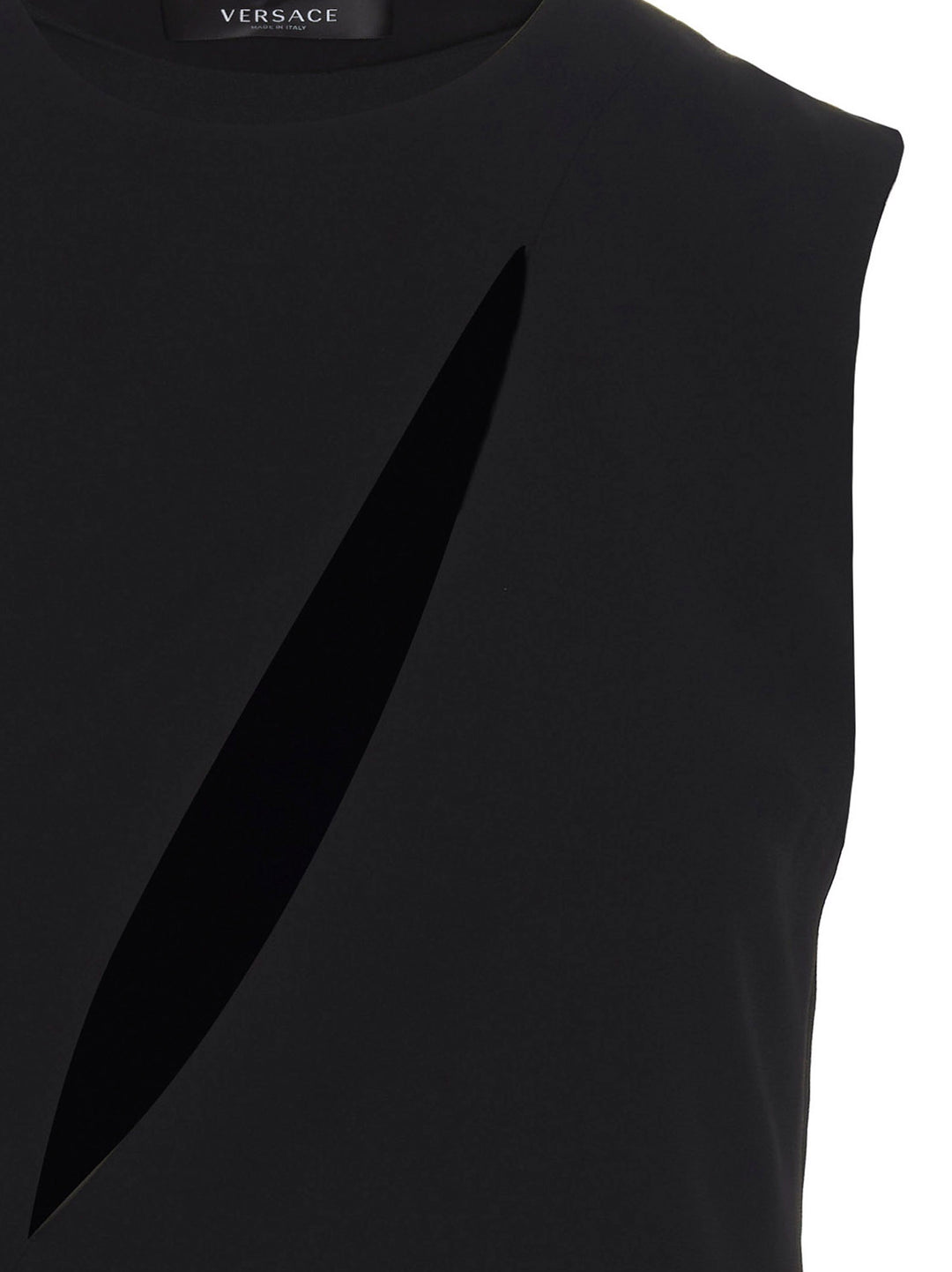 Versace Cut Out Midi Dress Dresses - Black | 83d84981aab0fd8d25c4d4cabf41b463fdb23b3d