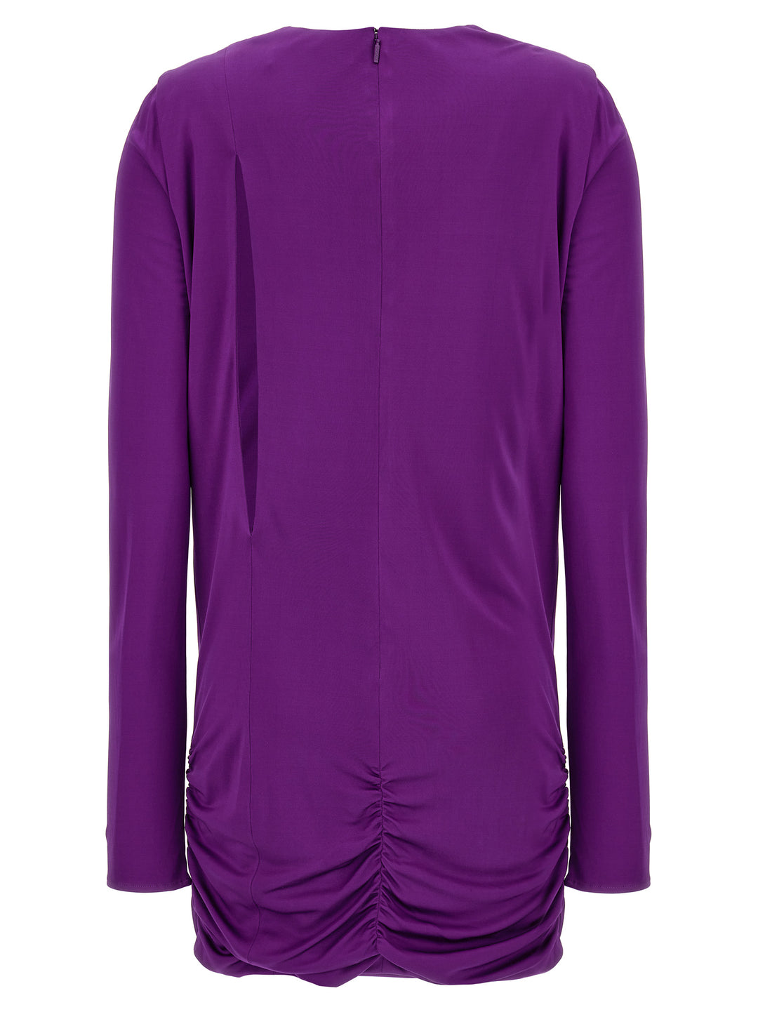 Versace Cut Out Jersey Dress Dresses - Purple | c4edac6062d59b36b537988d7341352419fc38f4