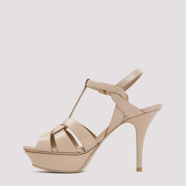 Saint Laurent Sandals - Nude & Neutrals | 91f77f4d3576ecad01019bc7d65f123cd7dfd819