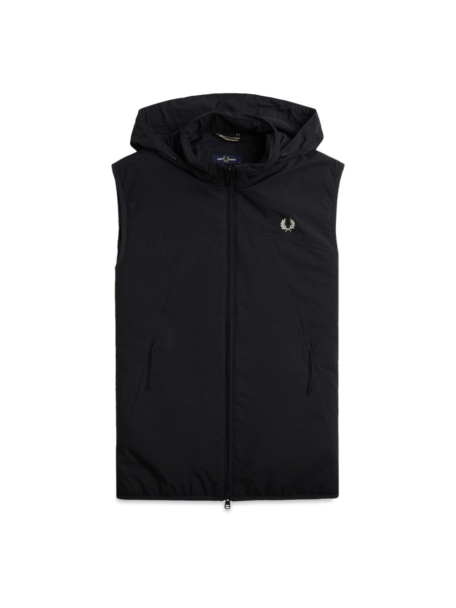 Fred Perry Gilet - Black | Wanan Luxury