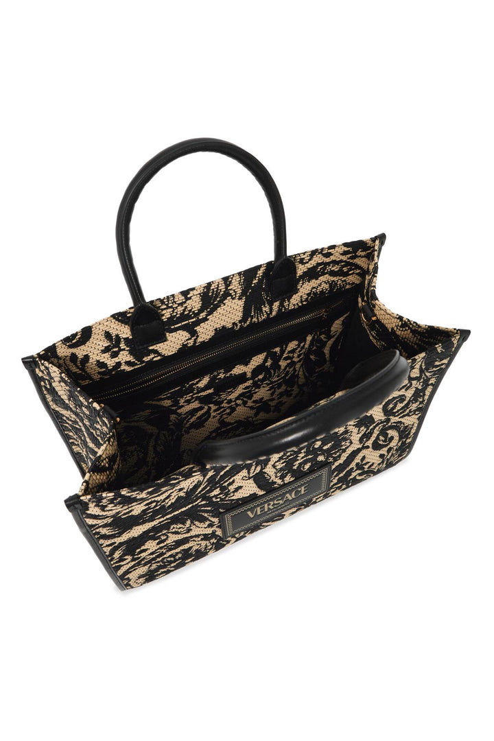 Borsa Tote Media In Rafia Athena Barocco