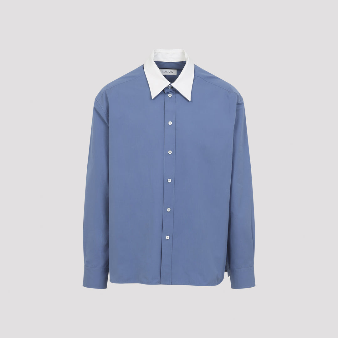 Lanvin Shirts - Blue | 5275f2ecbeebb2ba35c1954416c11cfc8281edbe