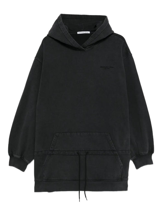 Dropped Waist Hoodie Dress