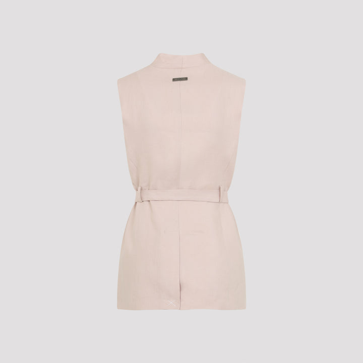 Peserico Gilet - Nude & Neutrals | f1d15852b5d3739fe6d6602762d96ebc6ab49bd9
