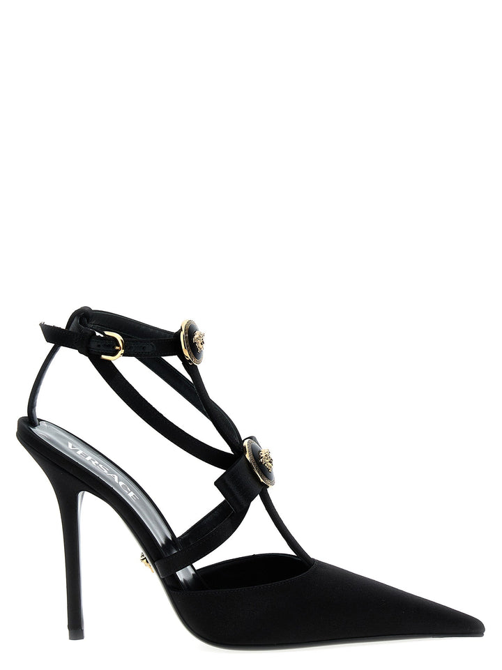 Gianni Ribbon Pumps Black