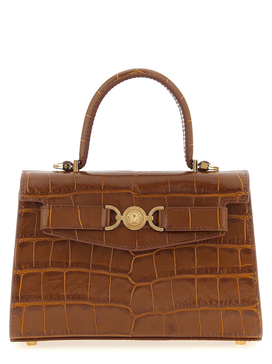 Medusa Hand Bags Brown