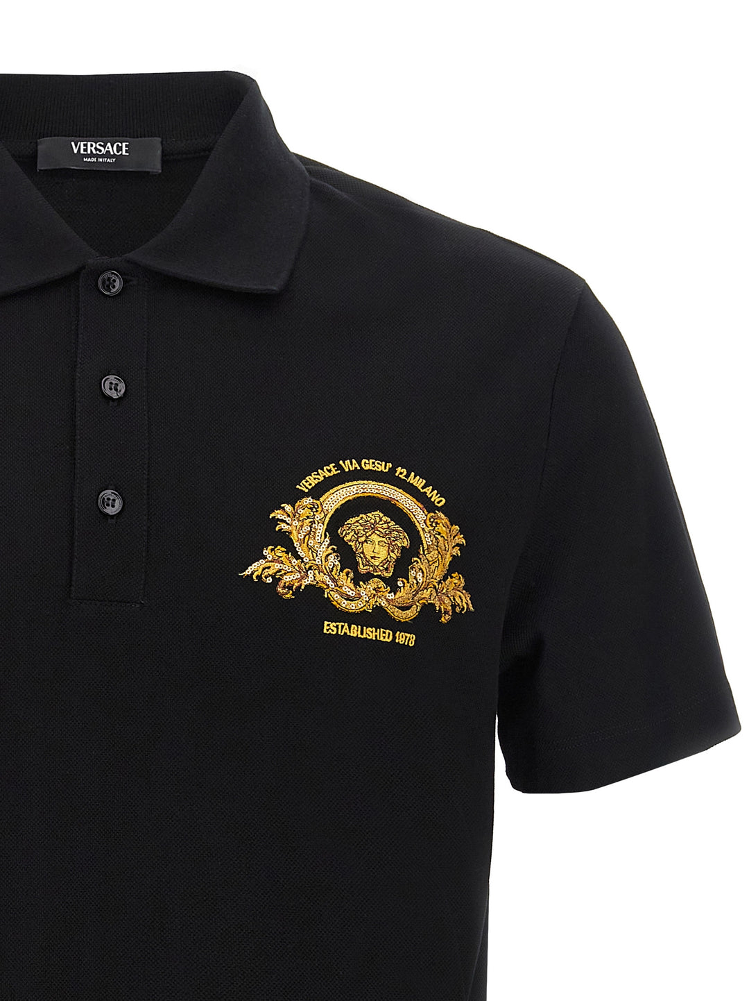 Coupe Blason Polo Black