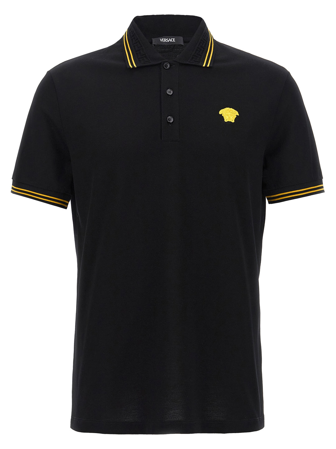 Versace Medusa Polo - Black | c20706ff9be2cf03b43abb6fb7836be347760c42