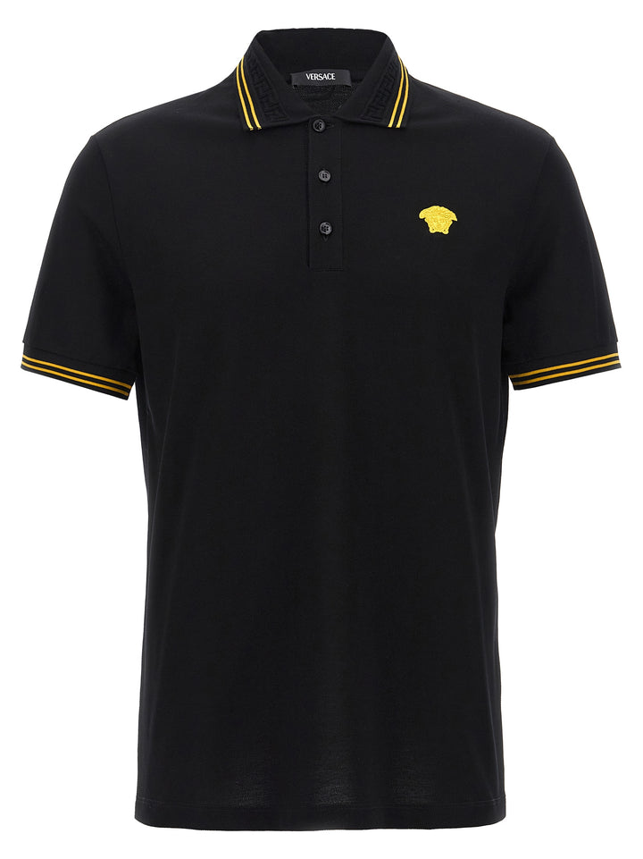 Versace Medusa Polo - Black | c20706ff9be2cf03b43abb6fb7836be347760c42