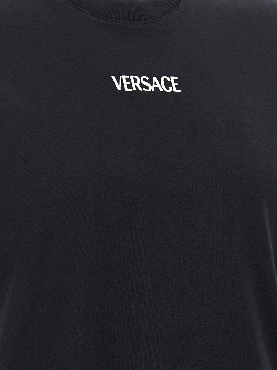 Versace Versace Logo T-shirt - Black | 7cb8d4b0b43e9e5c683491c713c89f5852b35954