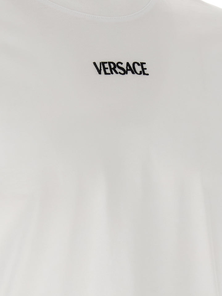 Versace Versace Logo T-shirt - White | f9e71908ae0a55f8ca4fb2baddb9498dfdd7c362
